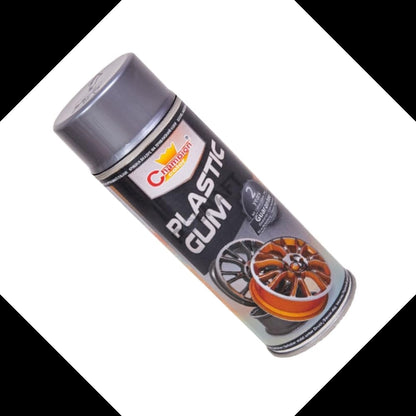 400 mL Silver Peelable Spray Film Semi-Matt - Fast Drying Flexible Protective Coating for Alloy Wheels and Tuning Parts - Helps Protect From Moisture, Dirt and UV, Removable Finish, Styling