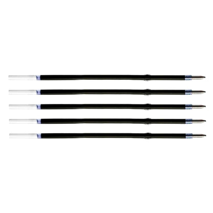5 Pcs Ballpoint Pen Refills, Length 107 mm, Retractable Pen Refills, Smooth Writing, Smudge Free Ballpoint Pen Refills (Blue)