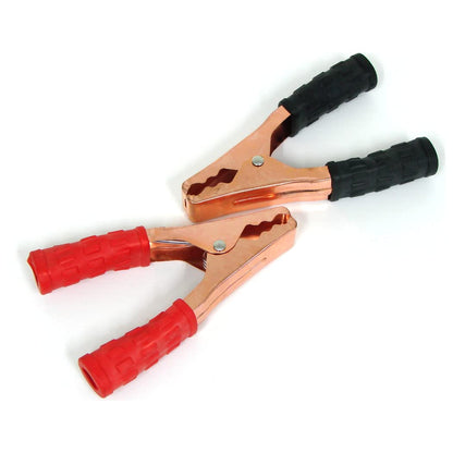 150mm / 6" Crocodile Clips, Alligator Clamps, Electrical Cable Terminal Test Metal Croc Clips - Car Battery, Electric Testing, DIY