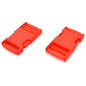 Side Release Buckles Clips for 30 mm Webbing, Luggage, Back Pack / Rucksack, Straps (Red, 50 pieces)