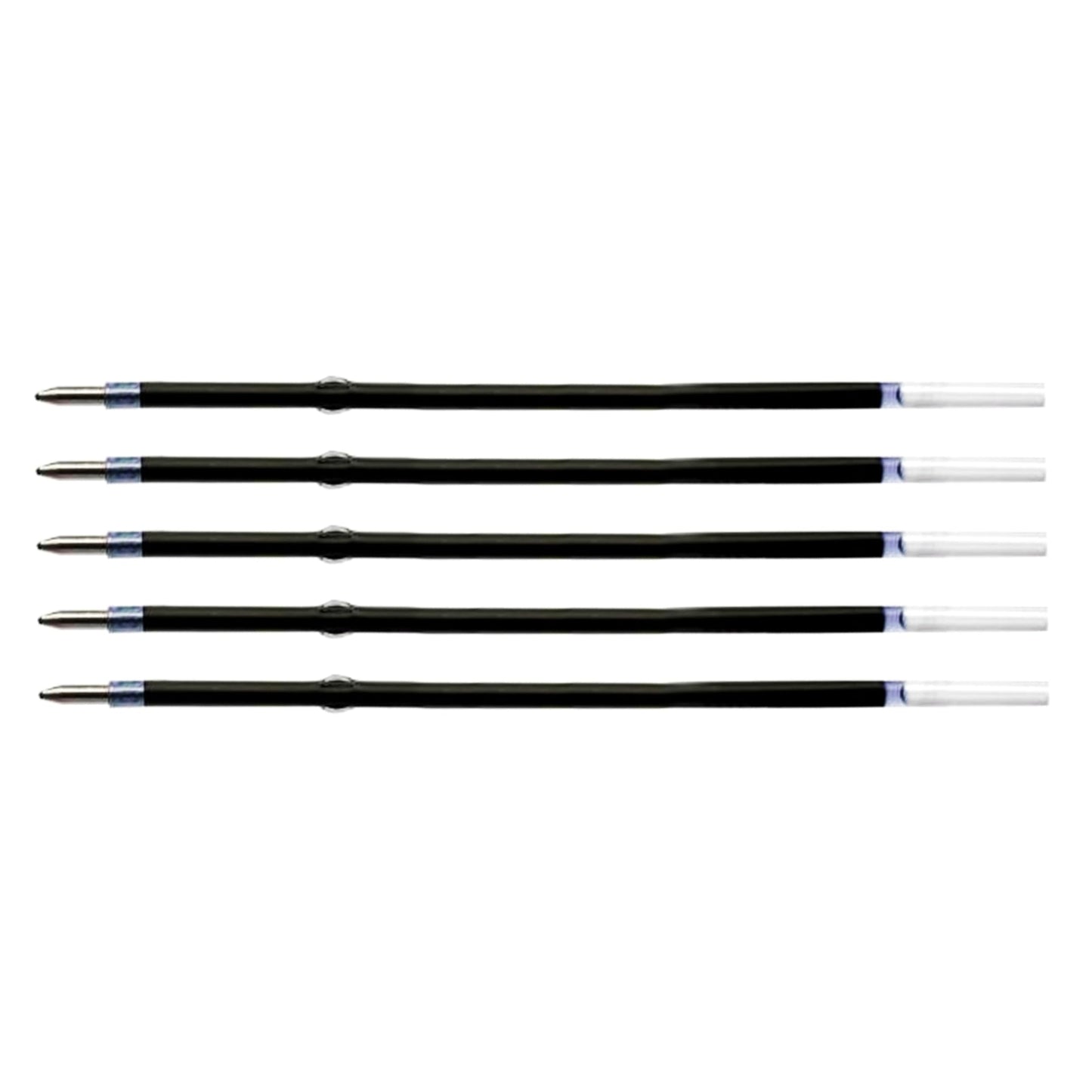 5 Pcs Ballpoint Pen Refills, Length 107 mm, Retractable Pen Refills, Smooth Writing, Smudge Free Ballpoint Pen Refills (Blue)