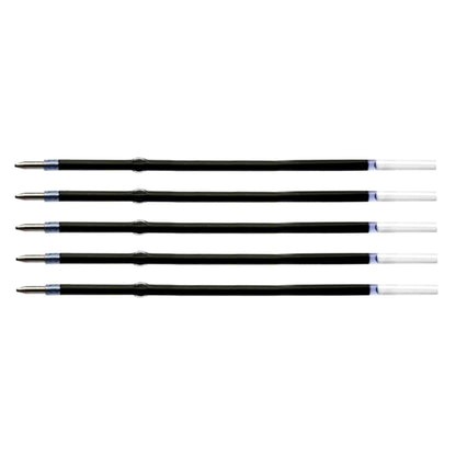 5 Pcs Ballpoint Pen Refills, Length 107 mm, Retractable Pen Refills, Smooth Writing, Smudge Free Ballpoint Pen Refills (Blue)
