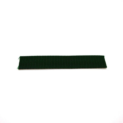 50 metres of 15 mm / 0.59 in Green (270) Heavy Duty Polypropylene Webbing Strap Tape for Backpacks, Luggage Strapping, Belts