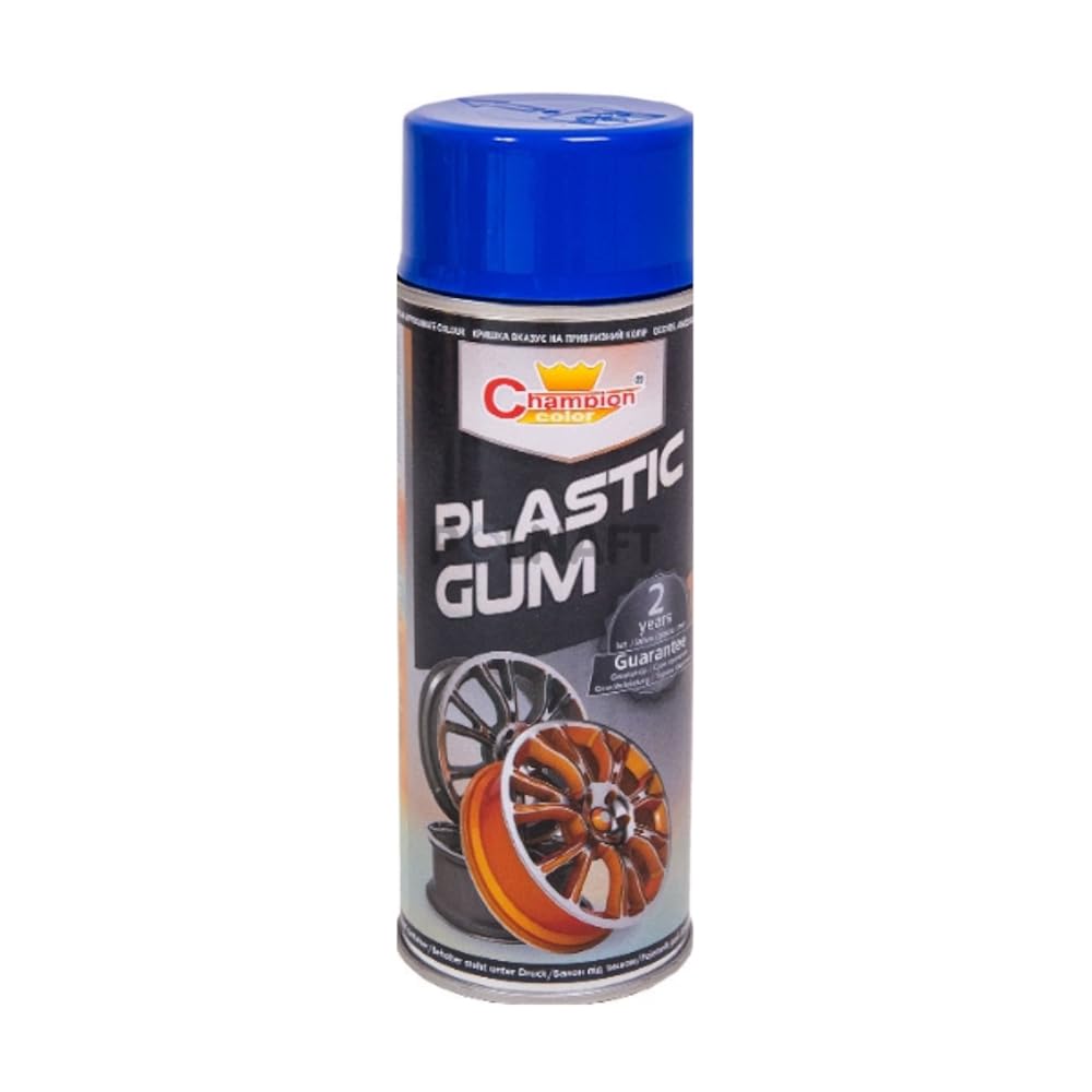 2 x 400 mL Blue Peelable Spray Film Semi-Matt - Fast Drying Flexible Protective Coating for Alloy Wheels and Tuning Parts - Helps Protect From Moisture, Dirt and UV, Removable Finish, Styling
