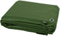 5 x 6 m Tarpaulin Cover - Green 90GSM - Waterproof, Frost-Resistant, UV Protection, Multipurpose, Groundsheet