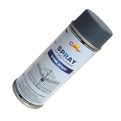 2 x 400mL Zinc Rich Spray Paint Anti-Corrosion Primer for Steel and Cast Iron - Approx. 85% Zinc in Dry Film, Fast Drying, High Adhesion - for Metal Structures, Fences, Barriers, Tanks, Industrial Use