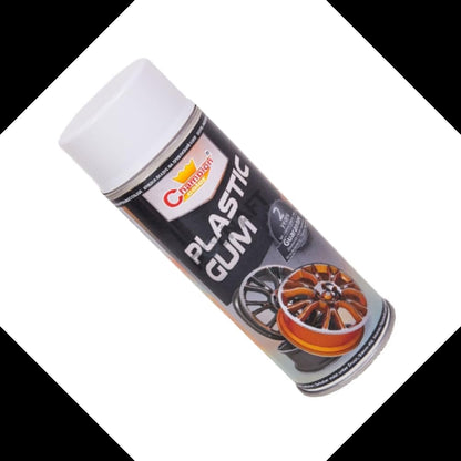 2 x 400 mL White Peelable Spray Film Semi-Matt - Fast Drying Flexible Protective Coating for Alloy Wheels and Tuning Parts - Helps Protect From Moisture, Dirt and UV, Removable Finish, Styling