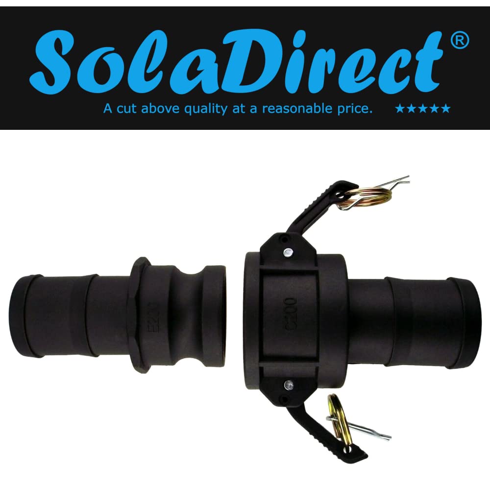 3 in Camlock Hose Coupling Fitting Male Female - Type E + C Cam & Groove (Pack of 1)