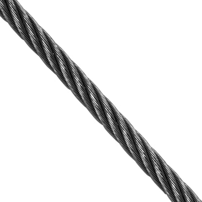 4 mm Thick Wire Rope Wire Cable - 50 metres / 164.04 ft - Galvanised Metal Steel Rope