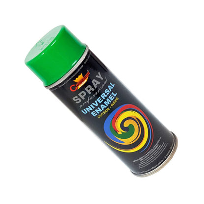 400 mL Leaf Green (RAL 6002) Universal Gloss Enamel Spray Paint - Fast Drying High Shine Finish with Strong Coverage - for Metal, Wood, Plaster and Selected Plastics, Indoor and Outdoor Use