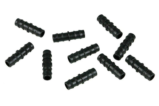 10 x 13 mm Straight Fitting/Connector Garden Irrigation Watering for LDPE Pipe