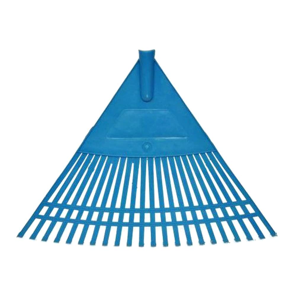 Garden Rake, 20-Tin Durable Plastic Rake for Gardening, 45 cm / 17.71" Wide, Lightweight, Ideal Lawn Rake for Gardeners