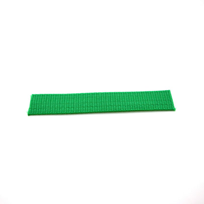 50 metres of 25 mm / 1 in Green Light (240) Heavy Duty Polypropylene Webbing Strap Tape for Backpacks, Luggage Strapping, Belts