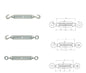 5 pcs of M10 Hook - Hook Turnbuckle Tensioner for Wire Tension Garden Rope Hooks Cable Garden Support Wire Turnbuckle Strainer