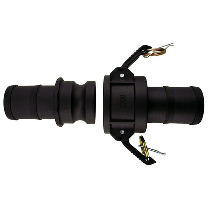 2 in Camlock Hose Coupling Fitting Male Female - Type E + C Cam & Groove (Pack of 2)