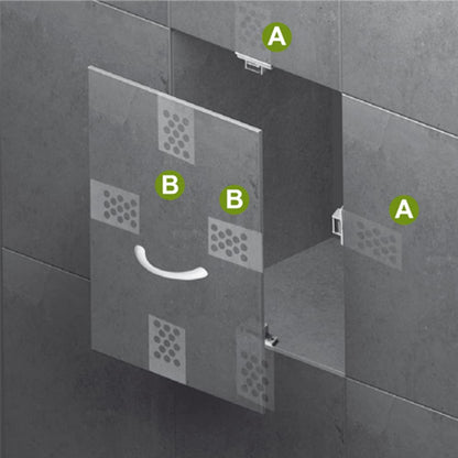 Tiled Magnetic Catches Kit Access Panel Control Hatch Inspection Service Screen