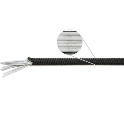 Black Bungee Cord - 5 m / 16 ft of 5 mm Bungee Rope, Shock Cord, Bungee Strap, Elastic Rope, Tie Down - Stretch at least 100%