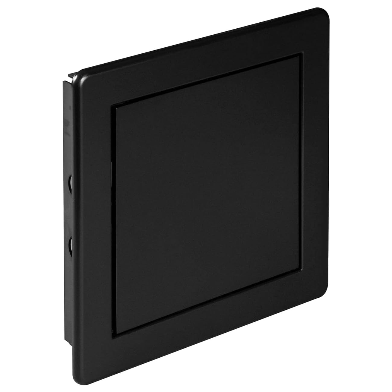 Black Access Panel, 200 mm x 200 mm Revision Door, Gas Water Electricity Service Inspection Hatch Cover, Tough and Durable ABS