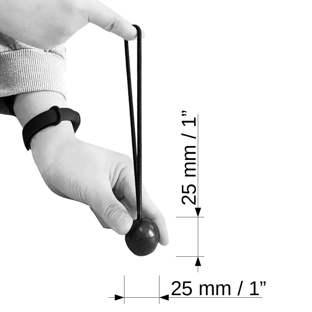 40 x Tarpaulin Bungees Balls Tarp Bungee Cord for Banners, Tarpaulins, Pavilions, Tents, Tent Bungee Hooks (10 PCS of Each Size)