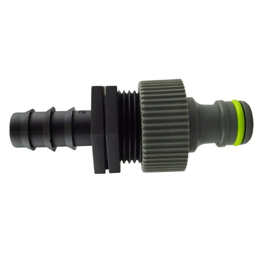 Porous Soaker Pipe to Garden Hose Quick Connector for 1/2" Porous Soaker Hose Pipe - Hozelock and Gardena Compatible