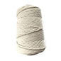 Premium Undyed Macrame Cord Twine, 50 m / 164 ft of 2 mm Thick Natural Cotton Thread Yarn Macrame Rope (Reel)