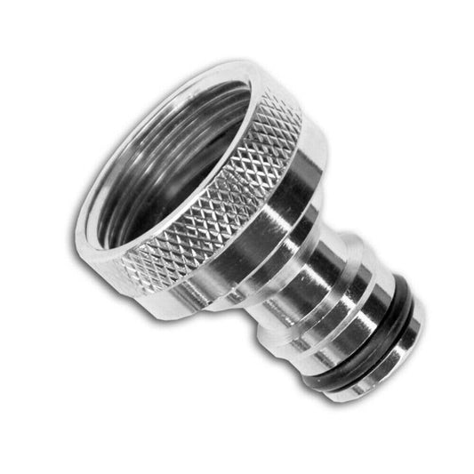 Brass Nickel Plated Hose Quick Connector 1" BSPF Garden Hose Fitting Tap Adaptor