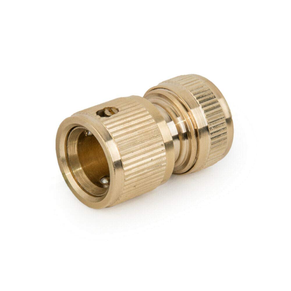1/2" Solid Brass Snap On Quick Connector Garden Hose Adaptor without Stop