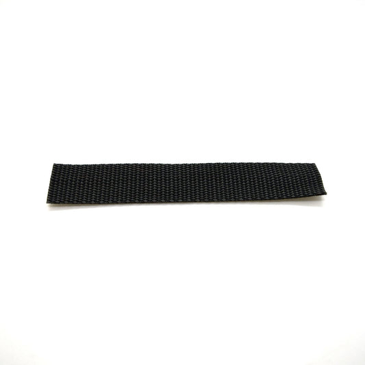10 metres of 25 mm / 1 in Grey Dark (312) Heavy Duty Polypropylene Webbing Strap Tape for Backpacks, Luggage Strapping, Belts