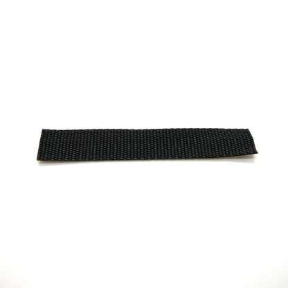 5 metres of 25 mm / 1 in Grey Dark (312) Heavy Duty Polypropylene Webbing Strap Tape for Backpacks, Luggage Strapping, Belts