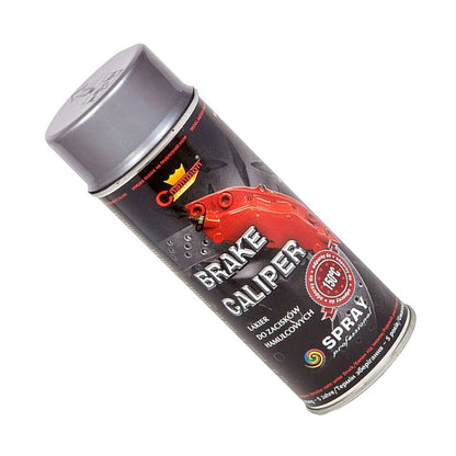 400 mL Silver Brake Caliper Spray Paint - High Temperature Coating up to 150°C for Calipers & Brake Drums - Helps Protect from Corrosion and Chemicals, Abrasion Resistant Finish for Car, Motorbike