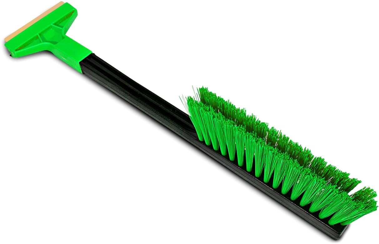 MURSKA ICE SCRAPER WITH BRUSH - Car Windscreen Ice Scraper & Brush - Frost Snow Window De-Icer for Car, Van (42 cm - 16" + Brush)