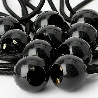40 x Tarpaulin Bungees Balls Tarp Bungee Cord for Banners, Tarpaulins, Pavilions, Tents, Tent Bungee Hooks (10 PCS of Each Size)