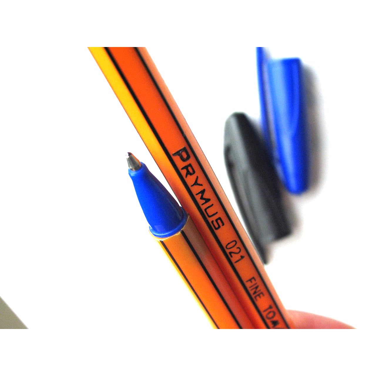 Ballpoint Pens, Smudge Free Ballpoint Pens, Fine Point 0.7 mm, Ideal for School, Office, Everyday Use (Blue, 10 Pens)