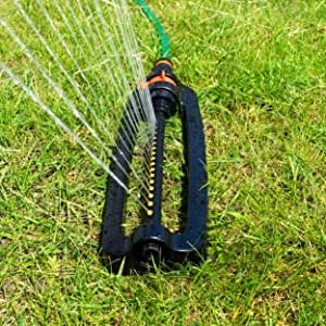 Garden Lawn Watering Sprinkler - Oscillating Bar Hose Sprinkler - Adjustable Spray Range, Covers Up To 336 sqm - Grass Irrigation