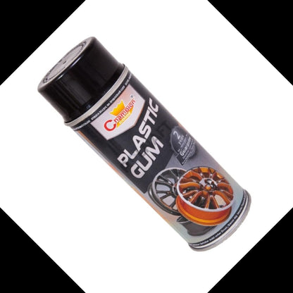400 mL Black Peelable Spray Film Semi-Matt - Fast Drying Flexible Protective Coating for Alloy Wheels and Tuning Parts - Helps Protect From Moisture, Dirt and UV, Removable Finish, Styling