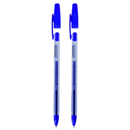 Ballpoint Pens, Gel Ink Ballpoint Pens, Smudge Free, Extra Fine Point 0.5 mm, Ideal for School, Office (Blue, 2 Pens)