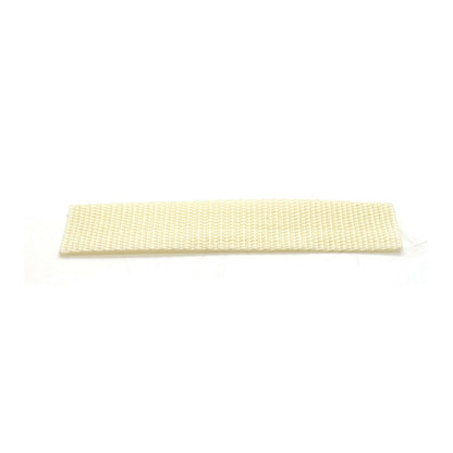 5 metres of 25 mm / 1 in Cream (103) Heavy Duty Polypropylene Webbing Strap Tape for Backpacks, Luggage Strapping, Belts