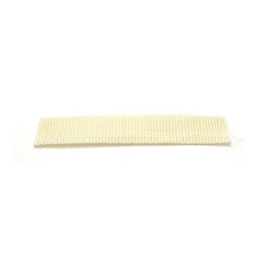 5 metres of 25 mm / 1 in Cream (103) Heavy Duty Polypropylene Webbing Strap Tape for Backpacks, Luggage Strapping, Belts