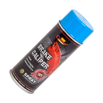 400 mL Blue Brake Caliper Spray Paint - High Temperature Coating up to 150°C for Calipers & Brake Drums - Helps Protect from Corrosion and Chemicals, Abrasion Resistant Finish for Car, Motorbike