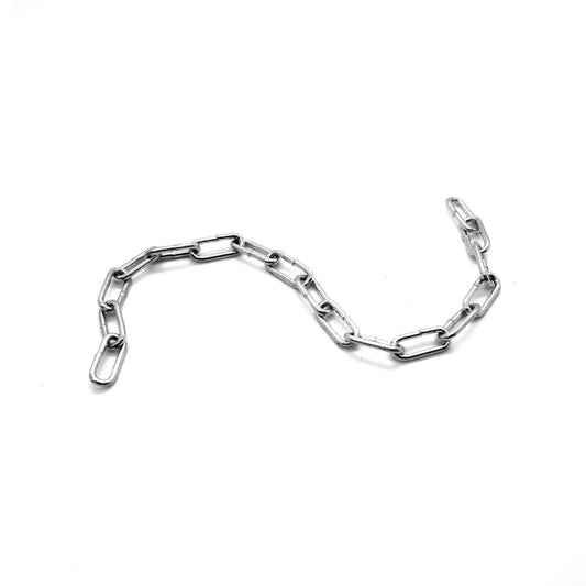 1 metre of 2 mm Strong Hot Dipped Galvanized Heavy Duty Steel Chain