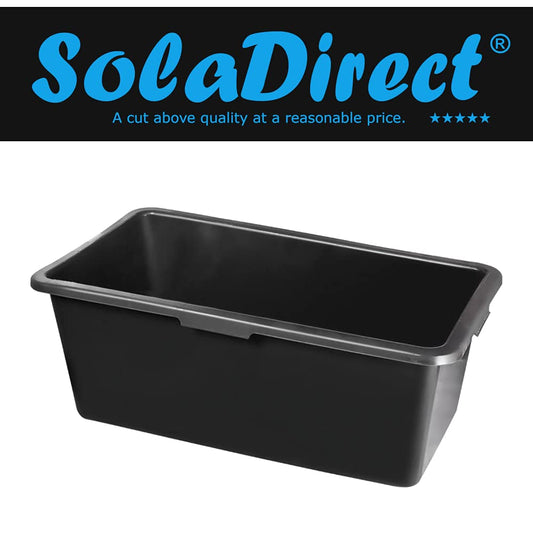 40 Litres Multi Tub Rectangular Heavy Duty Multi Purpose Bucket - 71 x 40 x 22 cm - Ideal for Agriculture, Building, Gardening