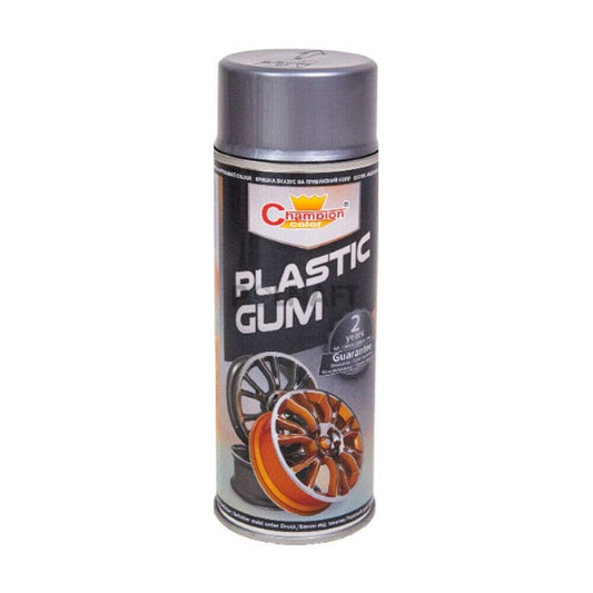 400 mL Silver Peelable Spray Film Semi-Matt - Fast Drying Flexible Protective Coating for Alloy Wheels and Tuning Parts - Helps Protect From Moisture, Dirt and UV, Removable Finish, Styling