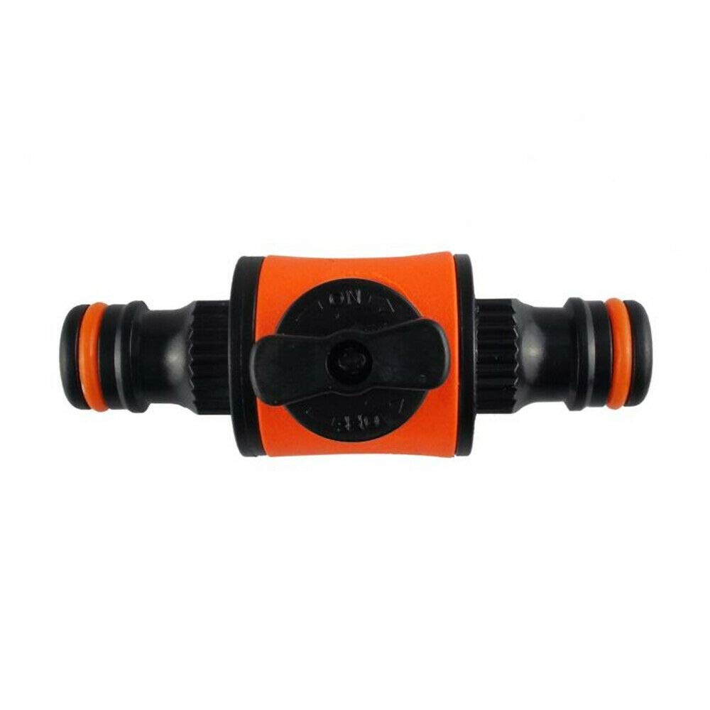 1 piece of 1/2" Garden Hose Pipe In line Tap Shut Off Valve Fitting Connector