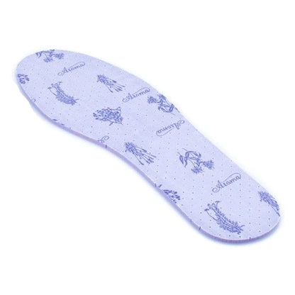 Anti Odour Shoe Insoles Fresh Scented Soft Comfort Breathable Shoe Inserts (Lavender, Size 9 UK / 43 EU)