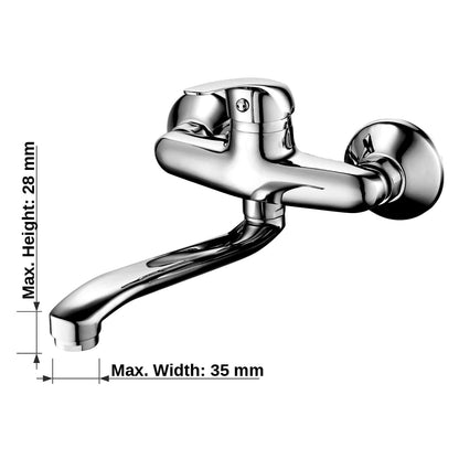 Universal Tap Connector Mixer Tap Hose Connector Adjustable Water Faucet Adapter to Garden Hose Pipe and Bath Pipe (T1)