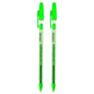 Ballpoint Pens, Gel Ink Ballpoint Pens, Smudge Free, Extra Fine Point 0.5 mm, Ideal for School, Office (Green, 2 Pens)