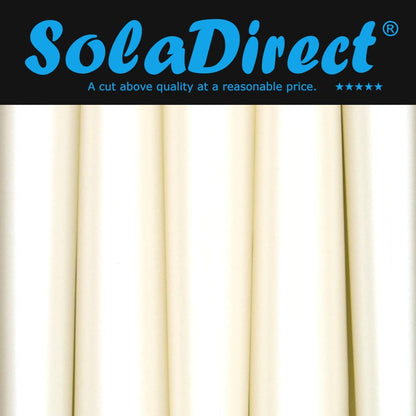 Tapered Dinner Candles, Pack of 10, Unscented, Long Burning Time, 24 cm / 19.45" (Pearl, Metallic)