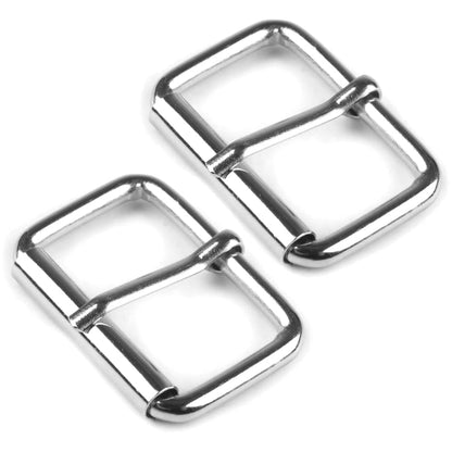 20 x 20 mm Belt Buckles Single Prong Square Replacement Buckle Men Women Belt, Metal, Silver