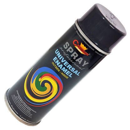 2 x 400 mL Anthracite Grey Spray Paint RAL 7016 - High Gloss Fast-Drying Universal Enamel for Wood, Metal, Plastic, Ceramics, Furniture, Bicycles, Crafts, DIY Projects, Indoor and Outdoor Use