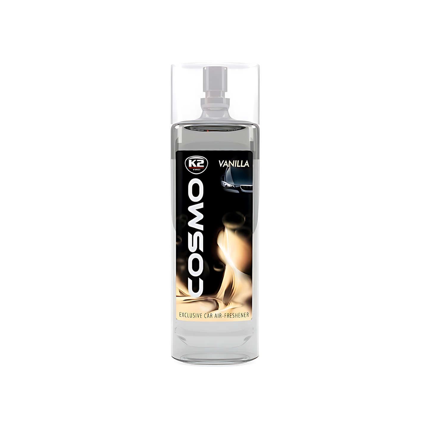 K2 Cosmo Vanilla Air Freshener Spray 50ml - Car Interior Fragrance Atomiser, Helps Neutralise Odours, Long-Lasting Scent